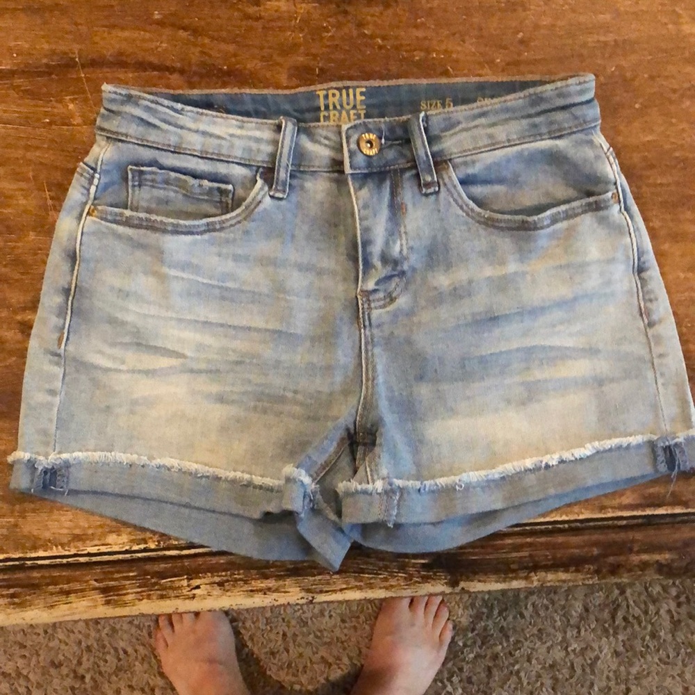 True Craft denim shorts size 5